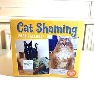 Cat Desk Calendar 2024